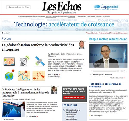 Technologies: acc�l�rateur de croissance