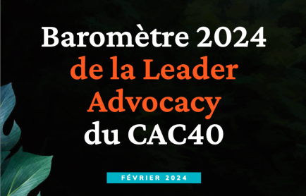 Baromètre 2024 de la Leader Advocacy du CAC40